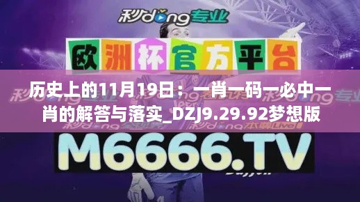 历史上的11月19日：一肖一码一必中一肖的解答与落实_DZJ9.29.92梦想版