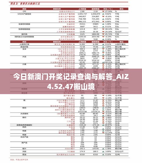 今日新澳门开奖记录查询与解答_AIZ4.52.47搬山境