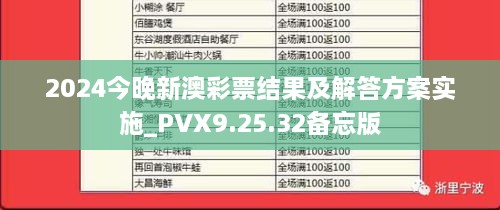 2024今晚新澳彩票结果及解答方案实施_PVX9.25.32备忘版