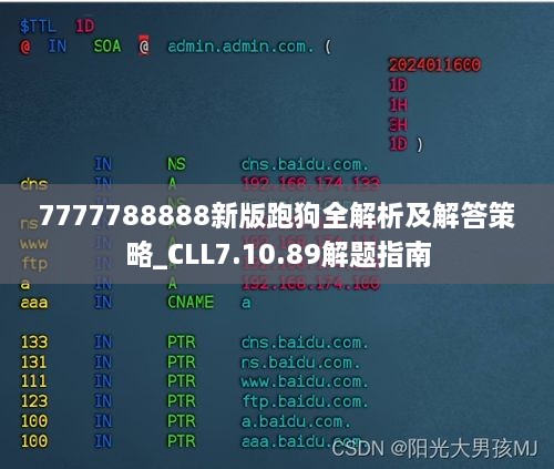 7777788888新版跑狗全解析及解答策略_CLL7.10.89解题指南