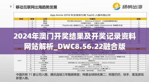 2024年澳门开奖结果及开奖记录资料网站解析_DWC8.56.22融合版