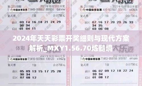 2024年天天彩票开奖细则与现代方案解析_MXY1.56.70炼髓境