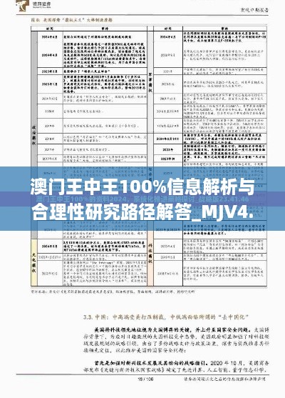 澳门王中王100%信息解析与合理性研究路径解答_MJV4.77.46模块版