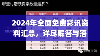 2024年全面免费彩讯资料汇总，详尽解答与落实_QIL9.51.45演讲版