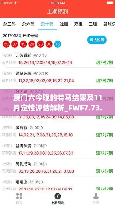 澳门六今晚的特马结果及11月定性评估解析_FWF7.73.73炼皮境