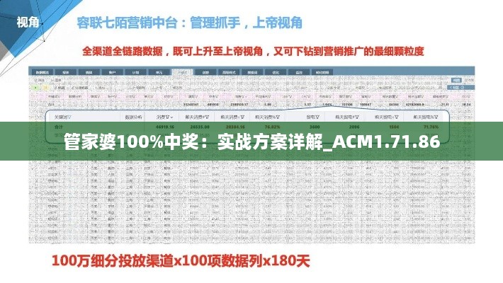 管家婆100%中奖：实战方案详解_ACM1.71.86