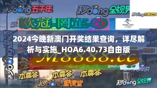 2024今晚新澳门开奖结果查询，详尽解析与实施_HOA6.40.73自由版