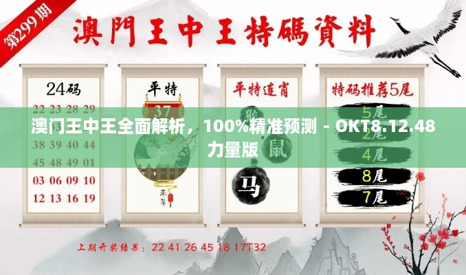 澳门王中王全面解析，100%精准预测 - OKT8.12.48力量版