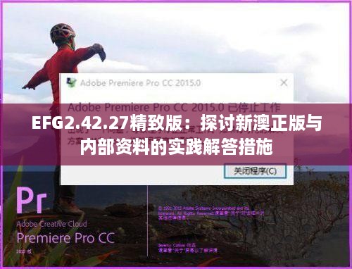 EFG2.42.27精致版：探讨新澳正版与内部资料的实践解答措施