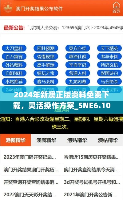 2024年新澳正版资料免费下载，灵活操作方案_SNE6.10.78习惯版