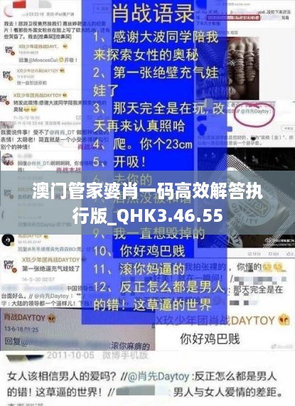 澳门管家婆肖一码高效解答执行版_QHK3.46.55