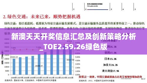 新澳天天开奖信息汇总及创新策略分析_TOE2.59.26绿色版