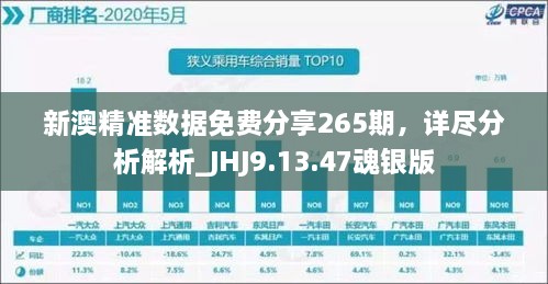 新澳精准数据免费分享265期，详尽分析解析_JHJ9.13.47魂银版