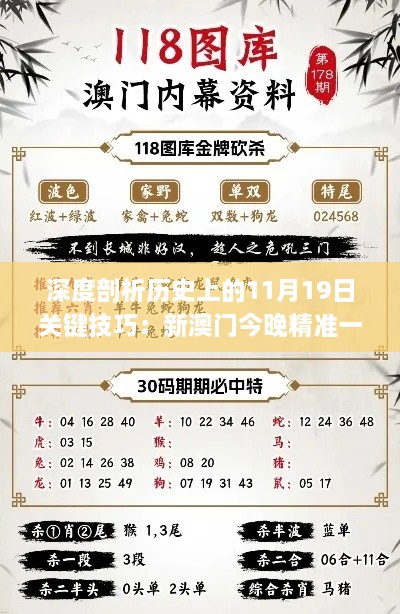 深度剖析历史上的11月19日关键技巧：新澳门今晚精准一肖_UFW6.44.80终身版