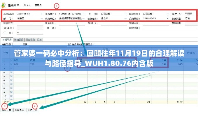 管家婆一码必中分析：回顾往年11月19日的合理解读与路径指导_WUH1.80.76内含版