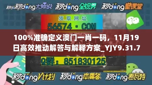 100%准确定义澳门一肖一码，11月19日高效推动解答与解释方案_YJY9.31.73采购版