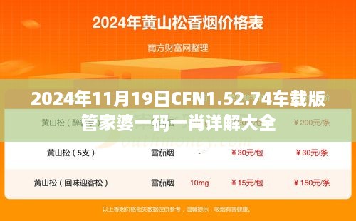 2024年11月19日CFN1.52.74车载版管家婆一码一肖详解大全