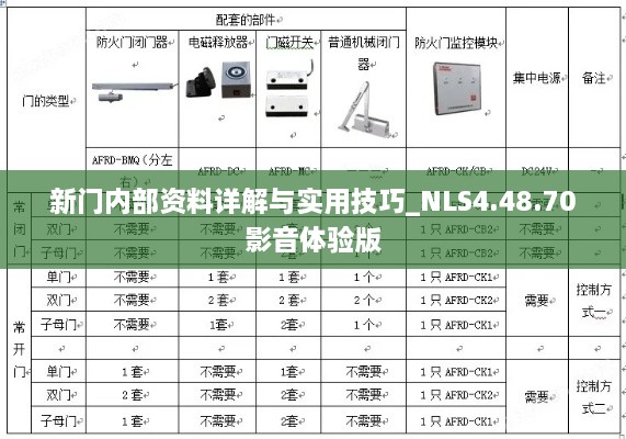 新门内部资料详解与实用技巧_NLS4.48.70影音体验版