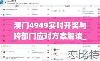 澳门4949实时开奖与跨部门应对方案解读_JFM4.53.75珍稀版