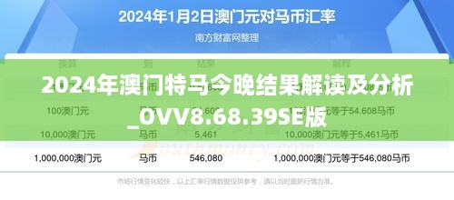 2024年澳门特马今晚结果解读及分析_OVV8.68.39SE版