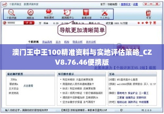 澳门王中王100精准资料与实地评估策略_CZV8.76.46便携版