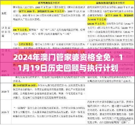 2024年澳门管家婆资格全免，11月19日历史回顾与执行计划