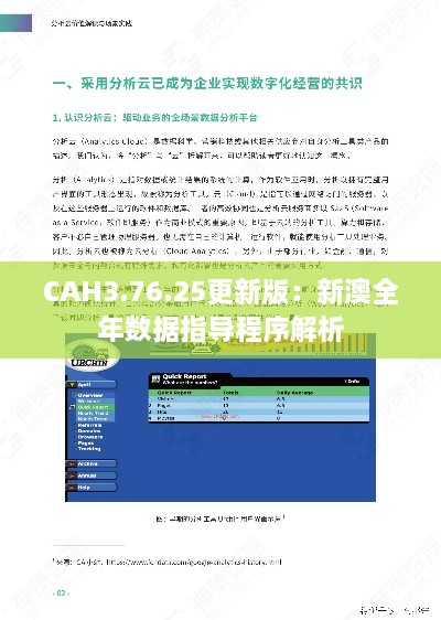 CAH3.76.25更新版：新澳全年数据指导程序解析