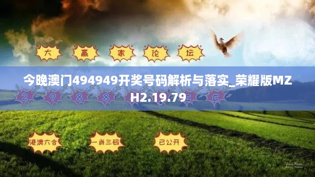 今晚澳门494949开奖号码解析与落实_荣耀版MZH2.19.79