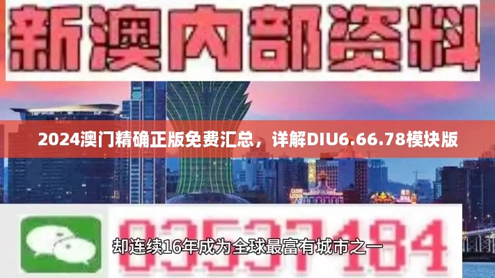 2024澳门精确正版免费汇总，详解DIU6.66.78模块版