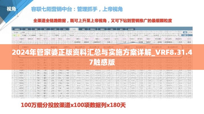 2024年管家婆正版资料汇总与实施方案详解_VRF8.31.47触感版