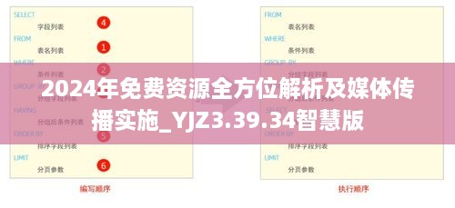 2024年免费资源全方位解析及媒体传播实施_YJZ3.39.34智慧版