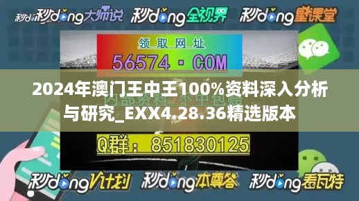 2024年澳门王中王100%资料深入分析与研究_EXX4.28.36精选版本