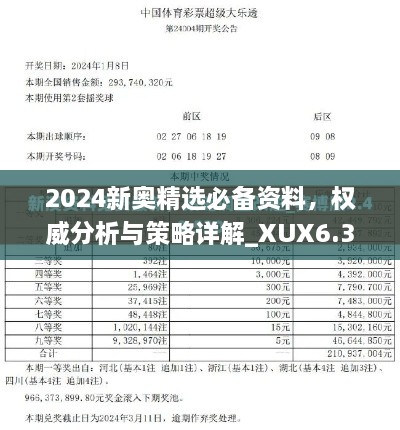 2024新奥精选必备资料，权威分析与策略详解_XUX6.33.87版