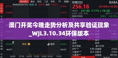 澳门开奖今晚走势分析及共享验证现象_WJL3.10.34环保版本