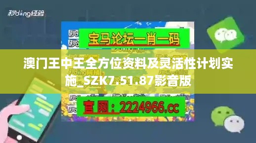 澳门王中王全方位资料及灵活性计划实施_SZK7.51.87影音版