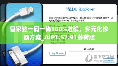 管家婆一码一肖100%准确，多元化诊断方案_AIP1.57.91薄荷版