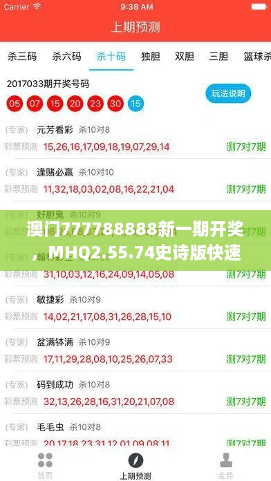 澳门777788888新一期开奖，MHQ2.55.74史诗版快速方案整合执行