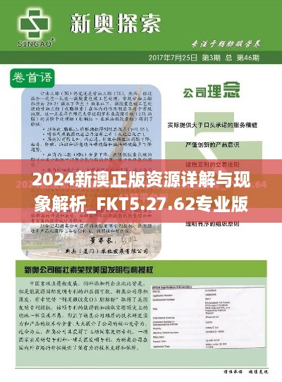 2024新澳正版资源详解与现象解析_FKT5.27.62专业版