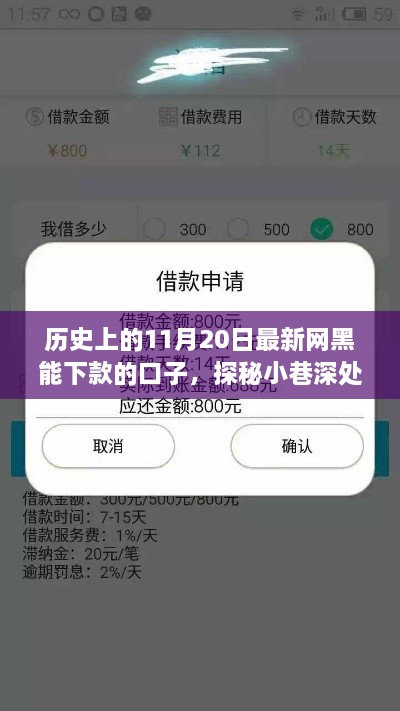 暖巷快贷，11月20日网黑放款奇迹探秘