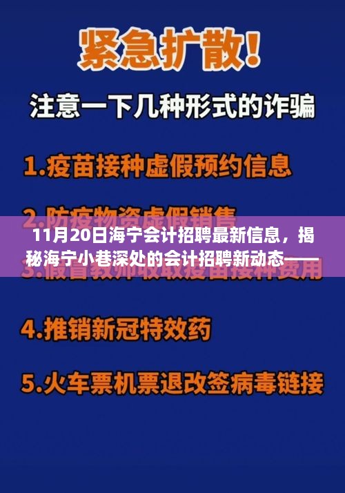 揭秘海宁小巷深处的会计招聘新动态，探寻特色小店的独特魅力与最新招聘信息