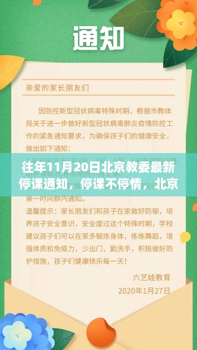 北京教委停课通知背后的温馨故事，停课不停情，11月20日最新通知揭秘