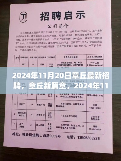 章丘新篇章，招聘潮的崛起与影响，揭秘章丘最新招聘信息（2024年11月20日）