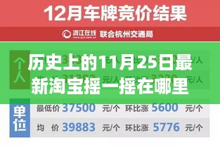 淘宝摇一摇的历史变迁与最新定位，探寻11月25日最新淘宝摇一摇的踪迹与影响