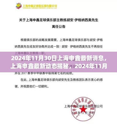 独家揭秘，上海申鑫最新动态与回响，2024年11月30日的回响与影响