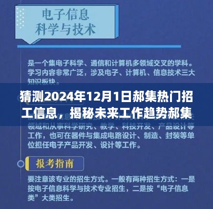 揭秘郝集未来招工趋势，高科技产品引领职场变革，热门招工信息预测2024年12月1日揭晓！