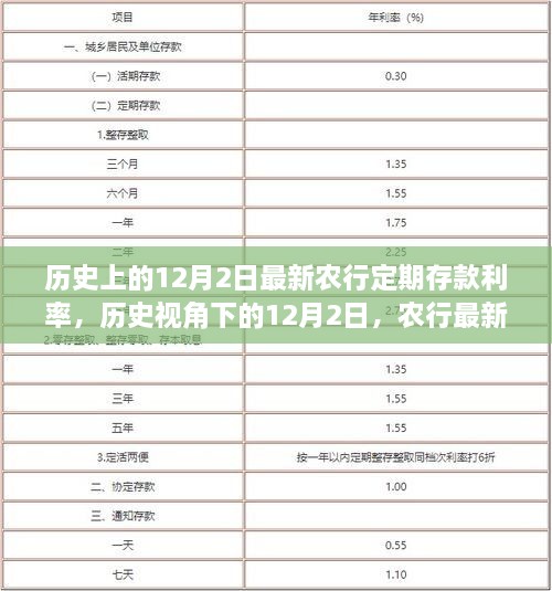 历史视角下的农行定期存款利率调整，深度解析最新调整动态