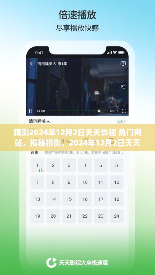 揭秘预测，2024年12月2日天天影视热门网站新动态展望