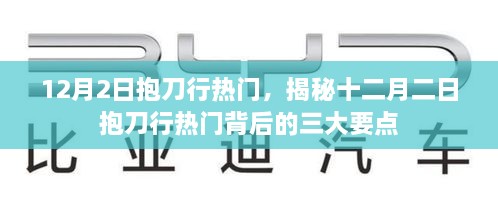 揭秘十二月二日抱刀行热门背后的三大要点与现象分析