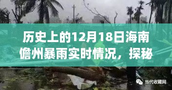 海南儋州暴雨背后的奇趣小店，历史实时记录与探秘之旅