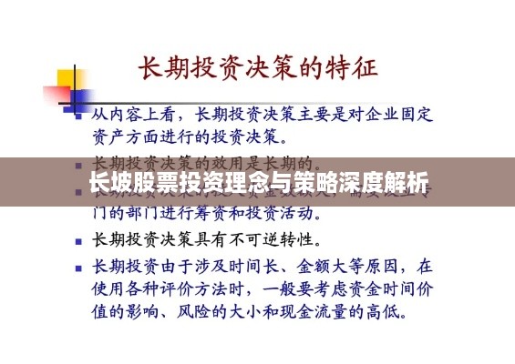 长坡股票投资理念与策略深度解析